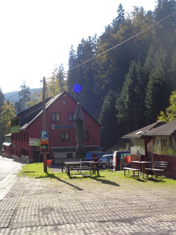 Gasthof Thomas Muentzer Steinheid Exteriör bild